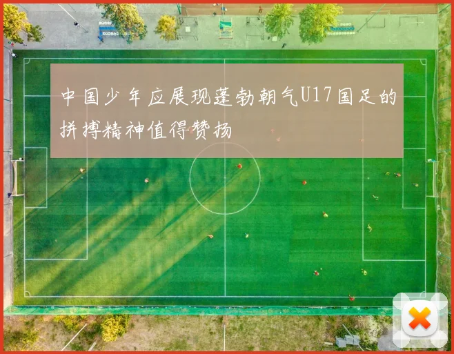 中国少年应展现蓬勃朝气U17国足的拼搏精神值得赞扬